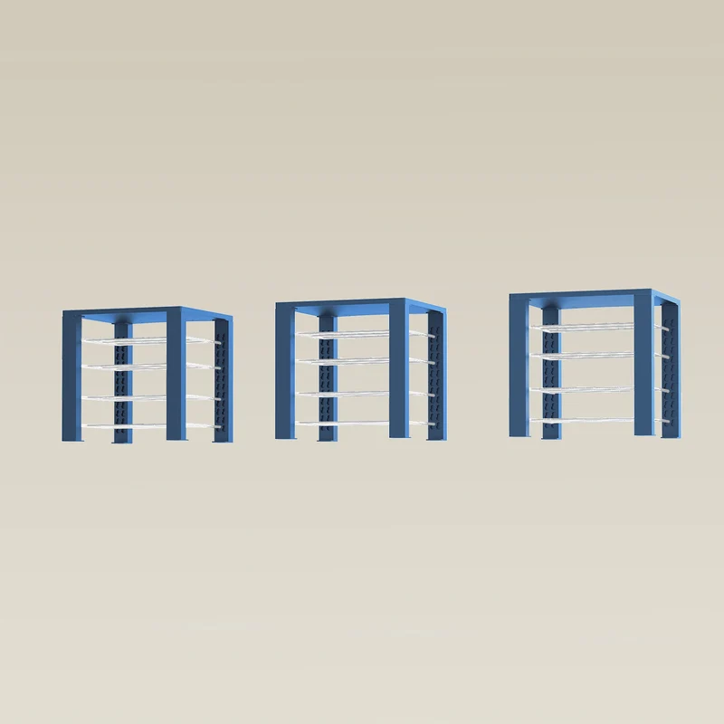 Triple ShortThrone with 12 shelves