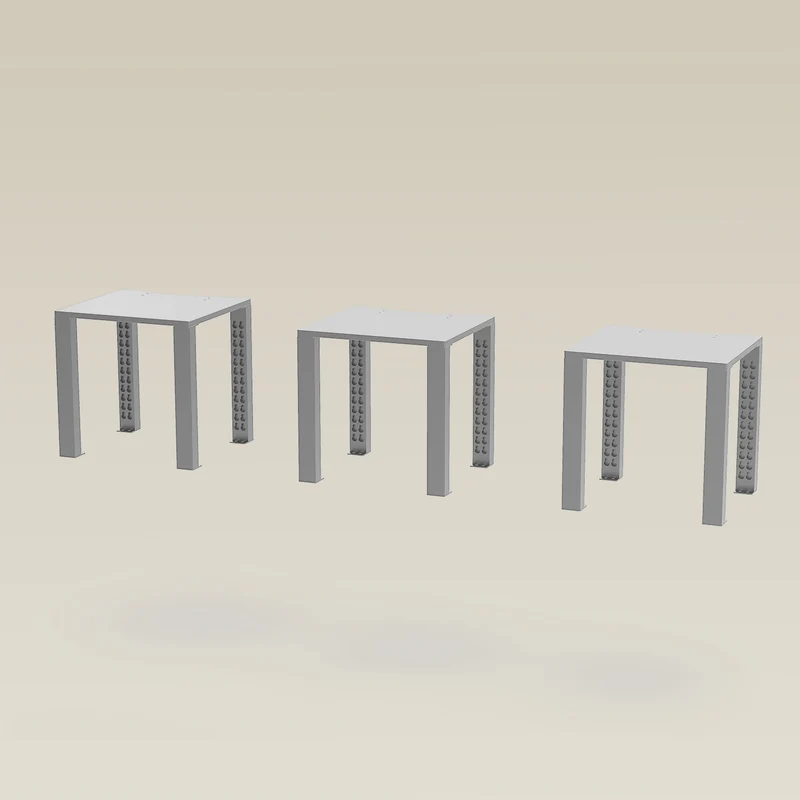 Empty Triple ShortThrone Frame