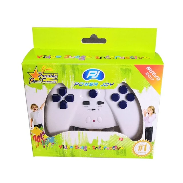Consola de joystick de video de 8 bits WOLSEN Controlador de mano Consola de juegos Gamepad TV Salida de AV integrada de 200 juegos