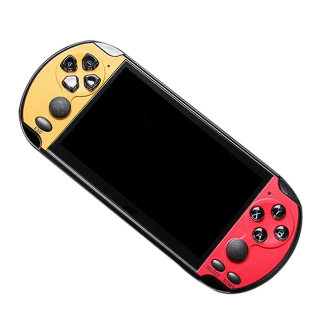 X7 Plus Music Recargable Double Rocker Consola de juegos portátil de mano Cámara HD MP5 8G Películas LCD Video para niños