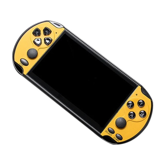 X7 Plus Music Recargable Double Rocker Consola de juegos portátil de mano Cámara HD MP5 8G Películas LCD Video para niños