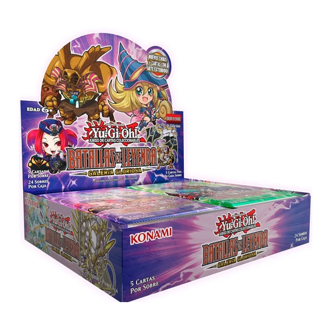 Yugioh! | Booster Box 24 Sobres Battles of Legend: Glorious Gallery Yu-Gi-Oh!