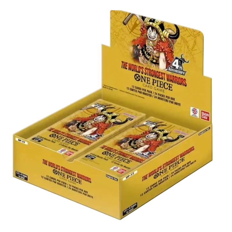 One Piece Caja 24 Sobres OP17 The World's Strongest Warriors