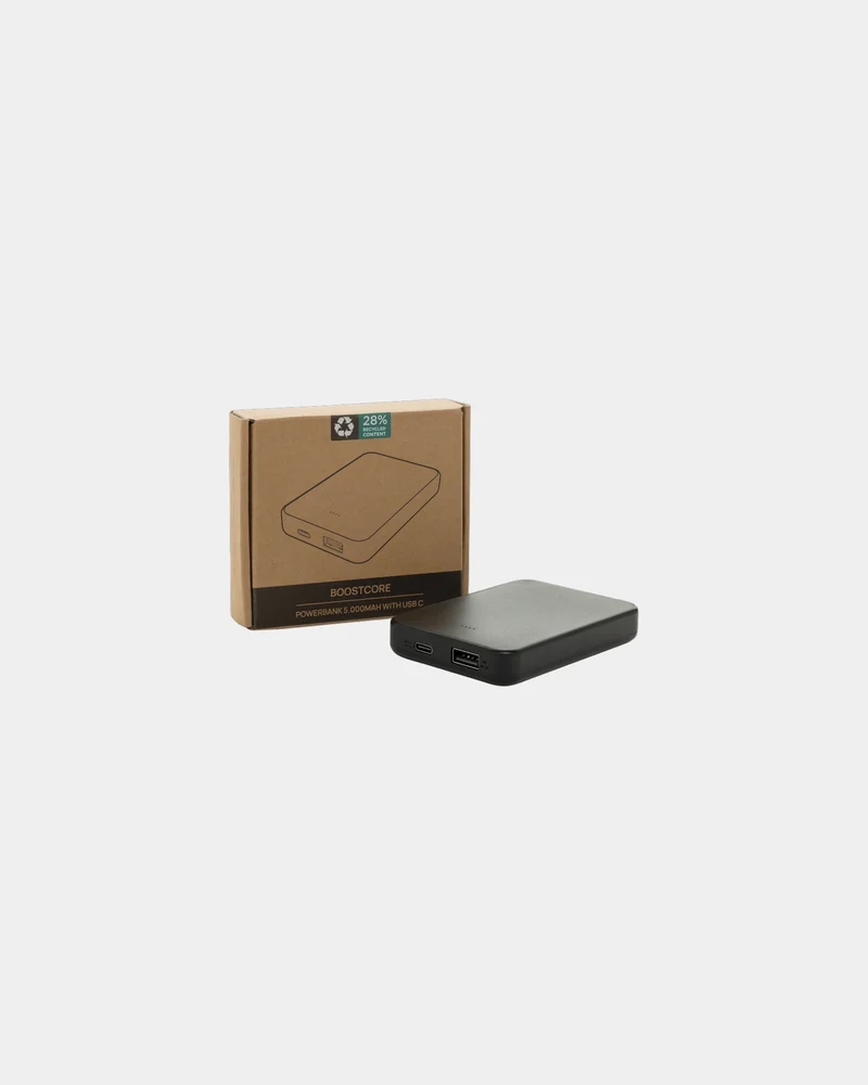 Power bank reciclado RCS 5000 mAh para personalizar
