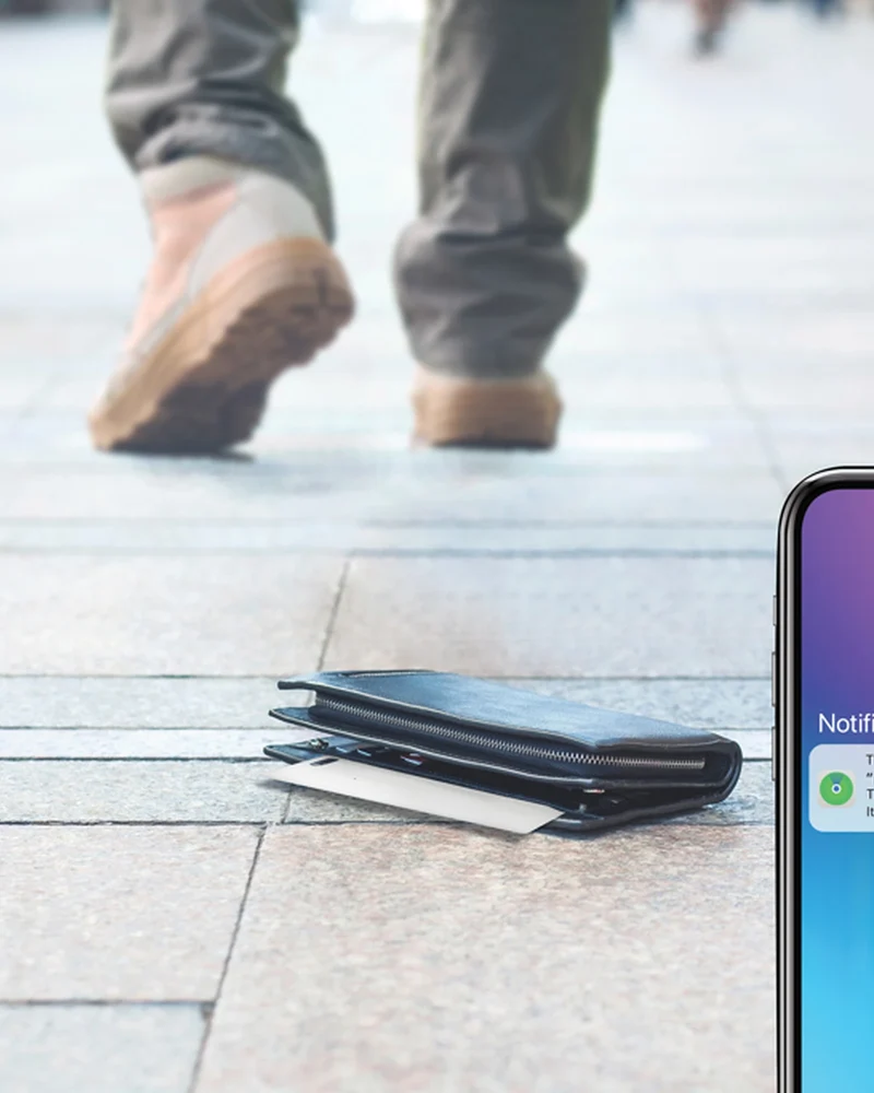 Localizador de tarjeta ABS reciclado para personalizar