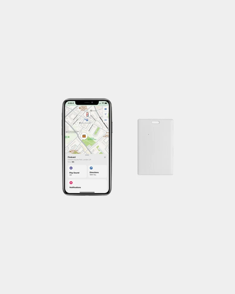 Localizador de tarjeta ABS reciclado para personalizar