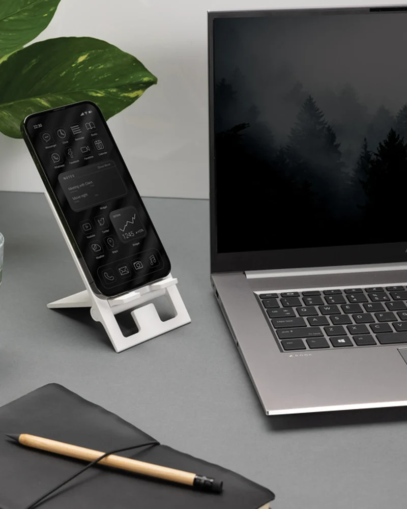 Soporte plegable reciclado RCS SnapStand para personalizar