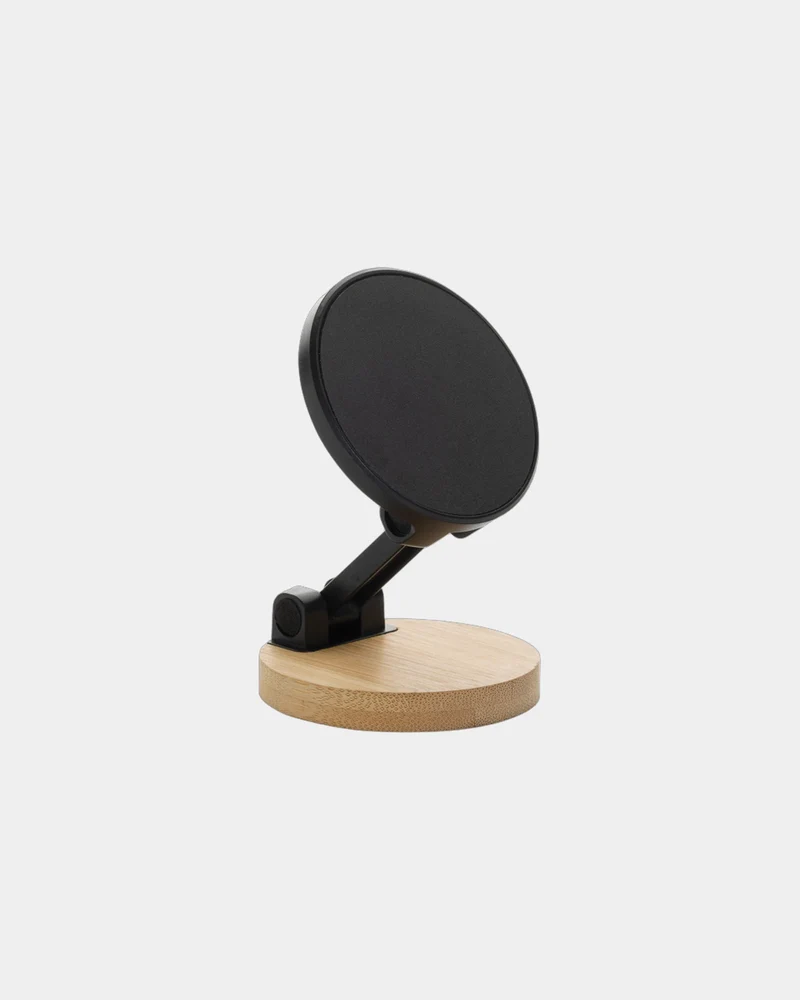 Soporte magnético plegable bambú RCS para personalizar