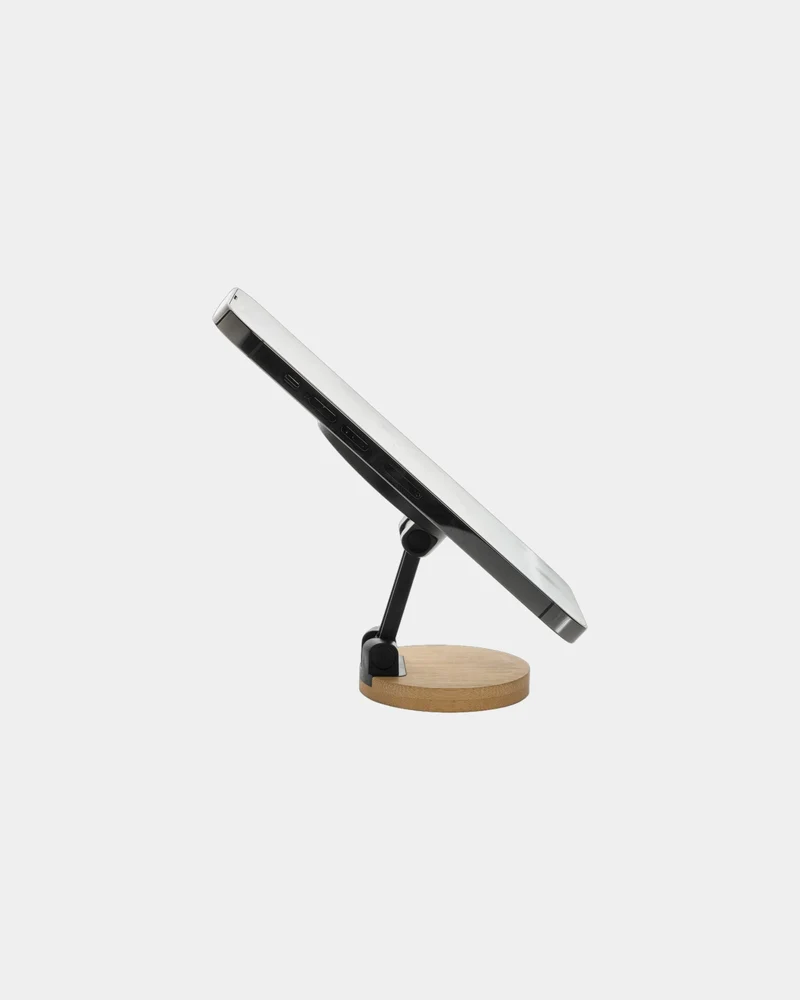Soporte magnético plegable bambú RCS para personalizar