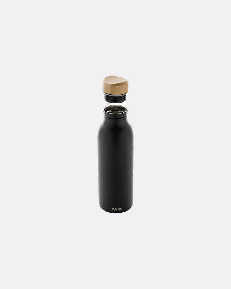Botella acero reciclado 600ml Alcor para personalizar