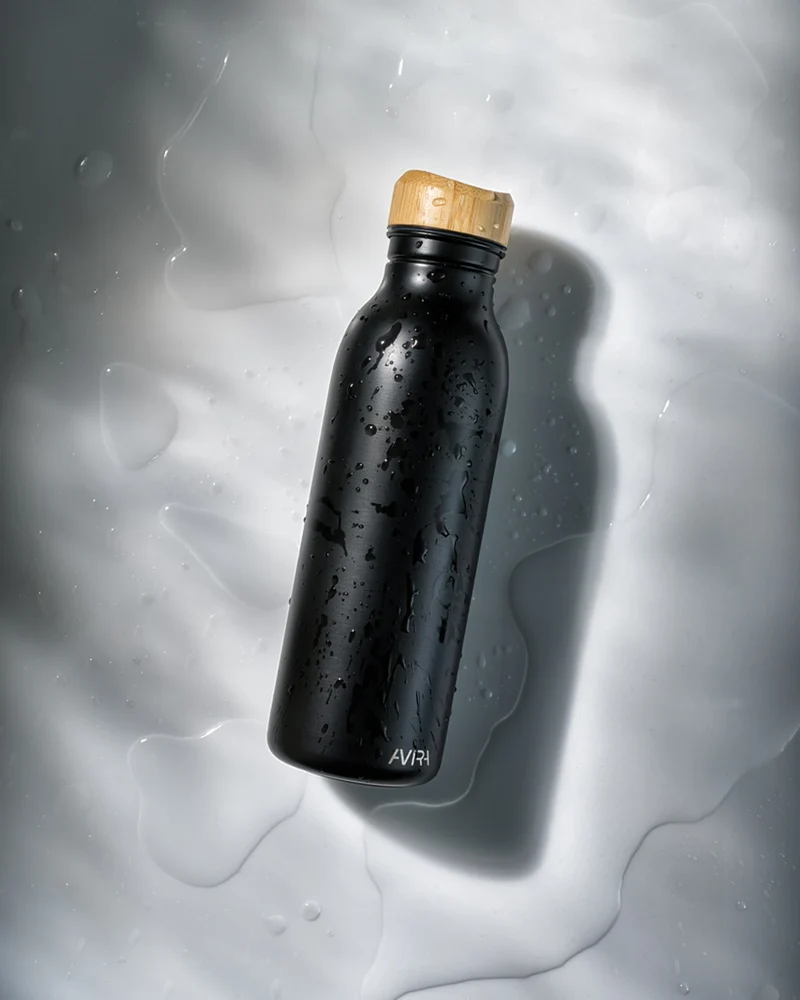 Botella acero reciclado 600ml Alcor para personalizar