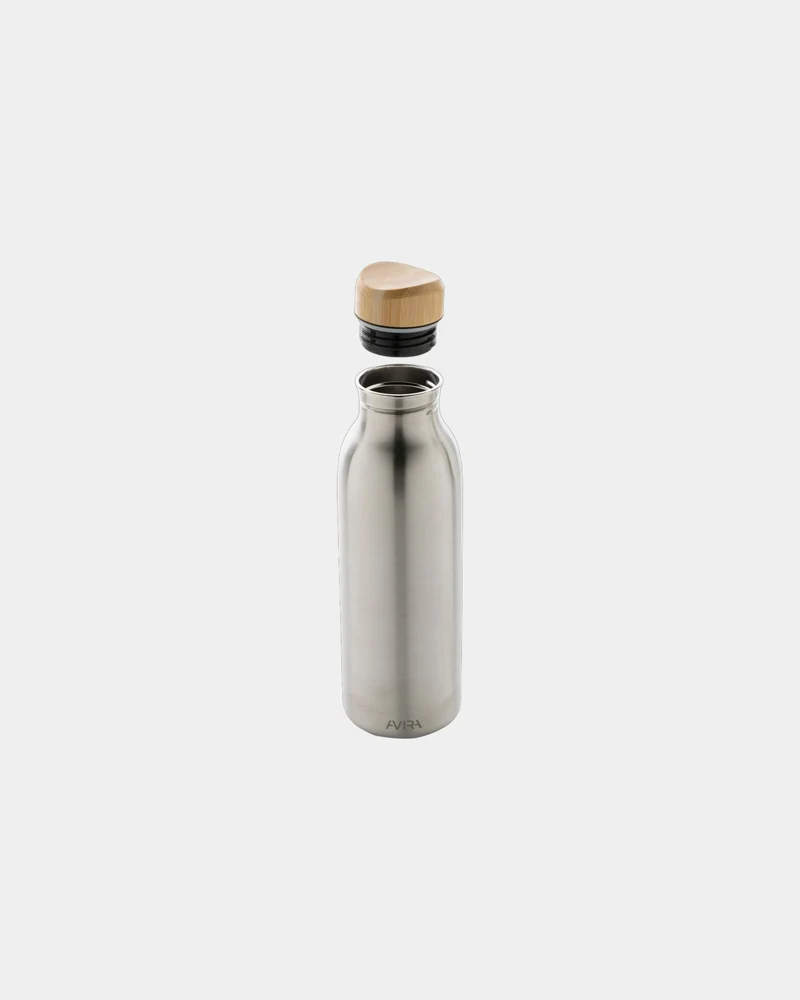 Botella acero reciclado 600ml Alcor para personalizar