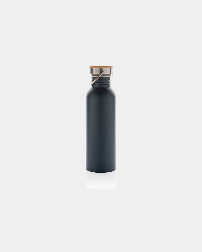 Botella acero inoxidable 710ml tapa bambú para personalizar