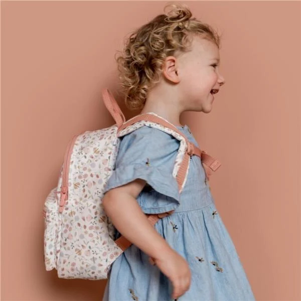 Mochila Flores Y Mariposas Little Dutch