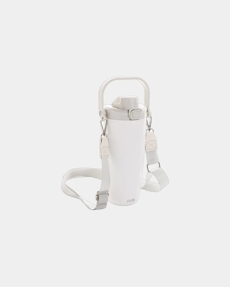 Botella acero reciclado 600ml con correa para personalizar