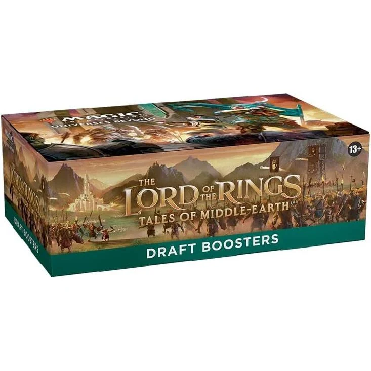 Magic x The Lord of The Rings | Caja Draft Booster Display 36 Sobres Tales of Middle-Earth Collector Inglés 2023