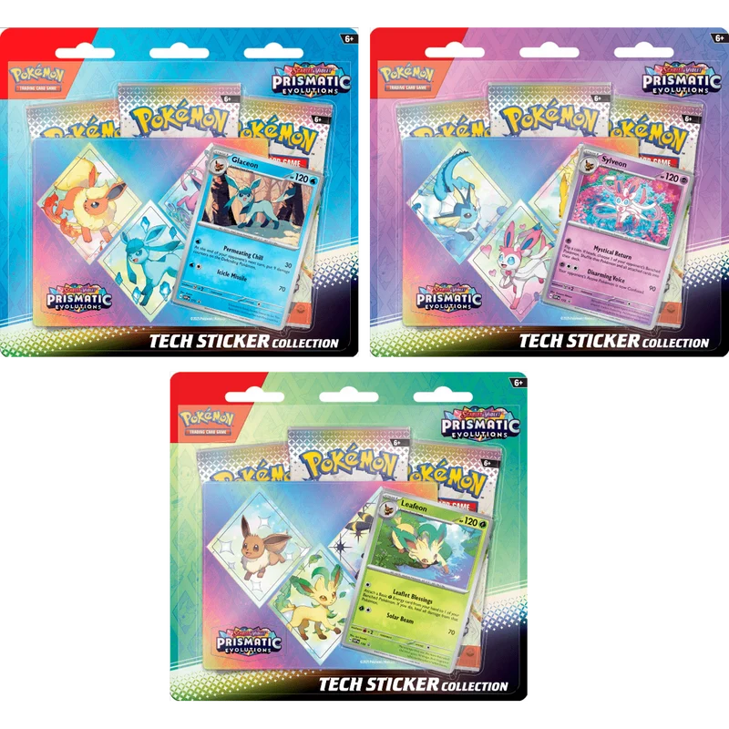 Blíster 3 Sobres Evoluciones Prismáticas | Prismatic Evolution