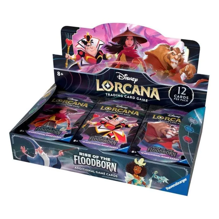 Disney | Caja 24 Sobres Lorcana (2ROF) Rise of the Floodborn Inglés 2024