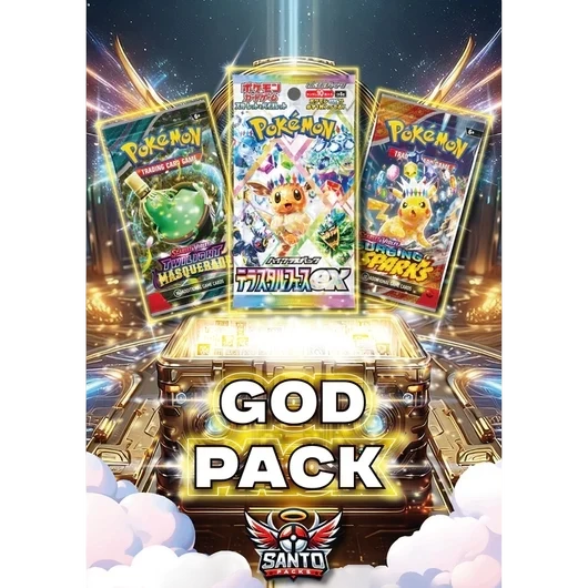 GOD PACK | Mystery Box 3 Sobres (2 Sobres Inglés y 1 Sobre Japonés)