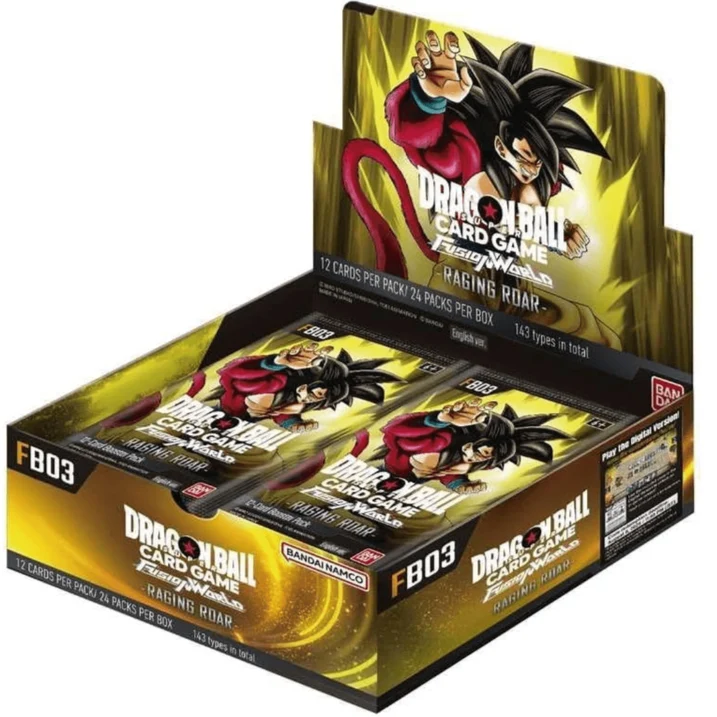 Dragon Ball | Caja de 24 Sobres FB-03 Raging Roar