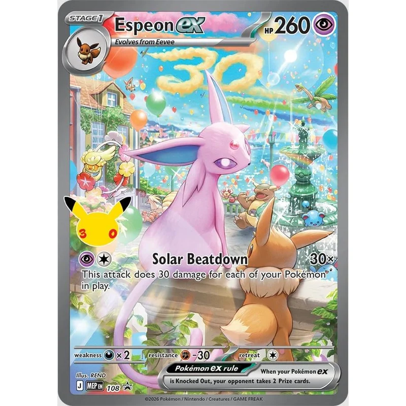 Ultra Premium Espeon Celebraciones 30 Aniversario | Celebrations 30th
