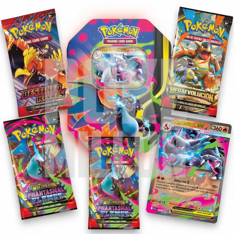 Lata Mega Charizard ex X