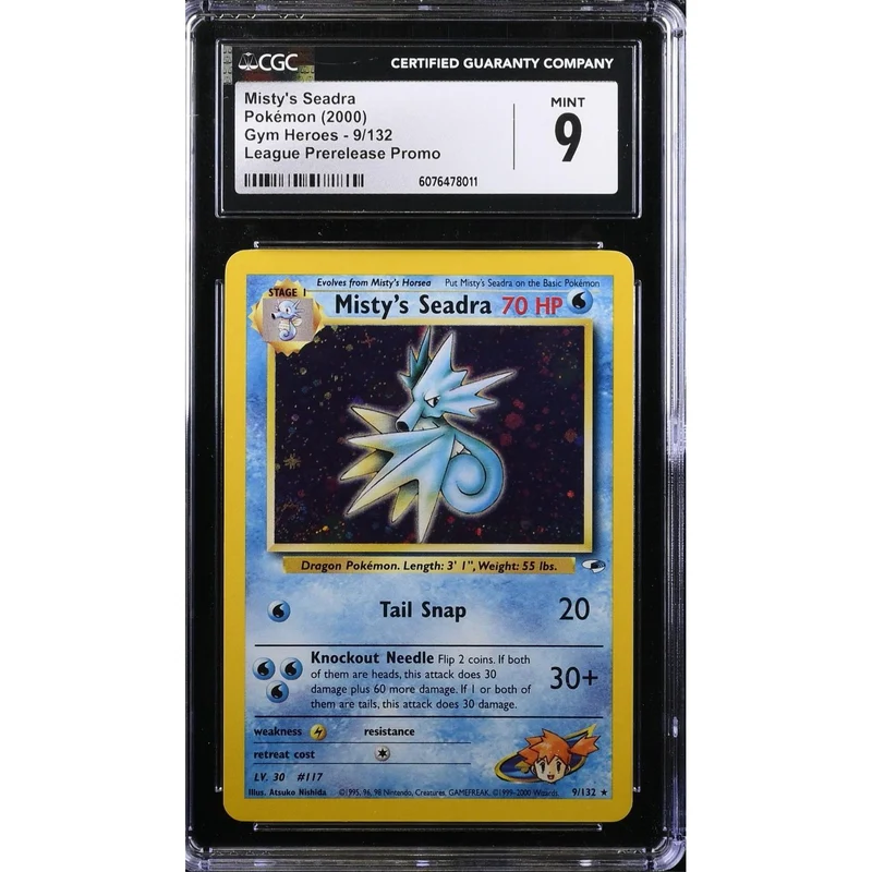 Prerelease Holo Misty's Seadra Gym Heroes
