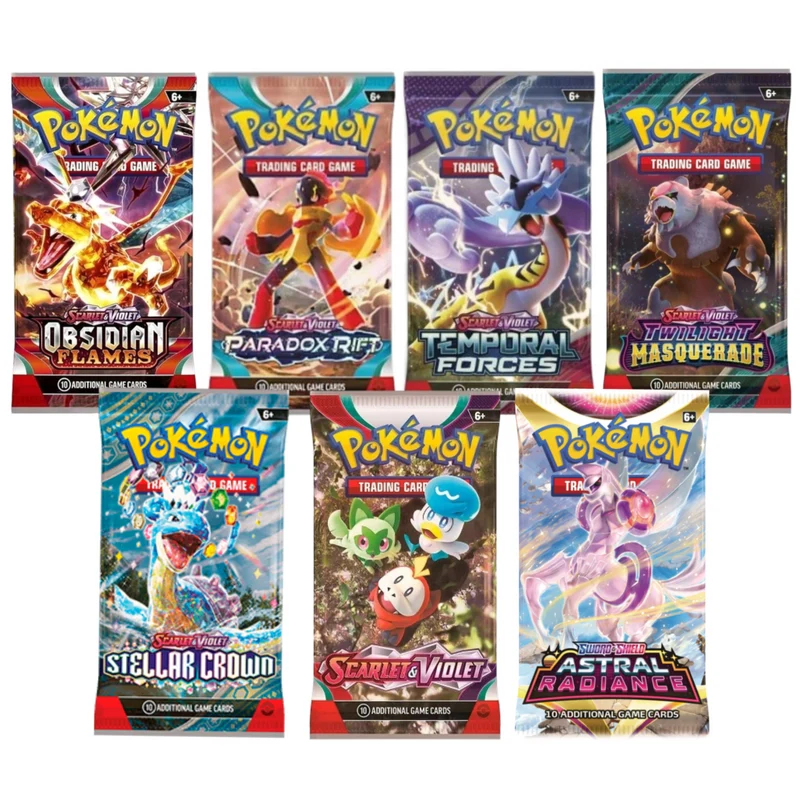 Pack 5 Sobres Pokémon TCG