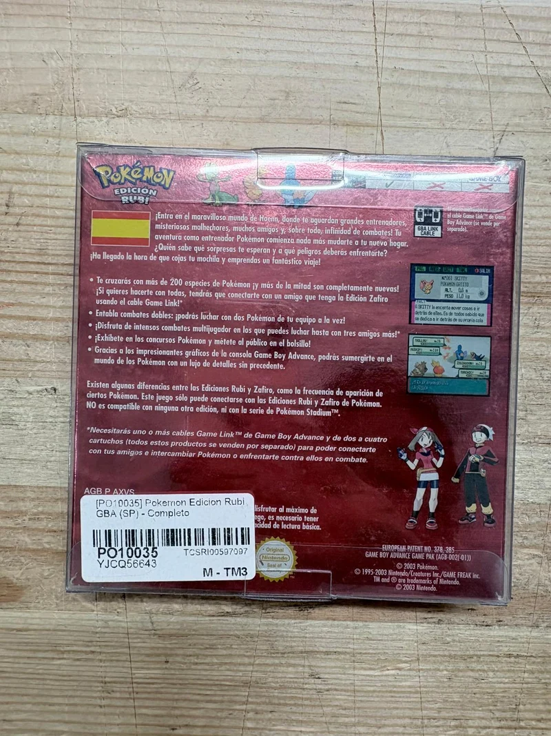 Game Boy Advance | Pokémon Edición Rubí PAL España