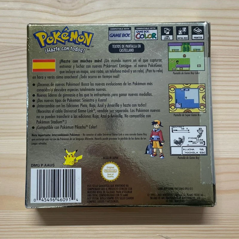 Pokémon Oro Completo PAL España (CIB)