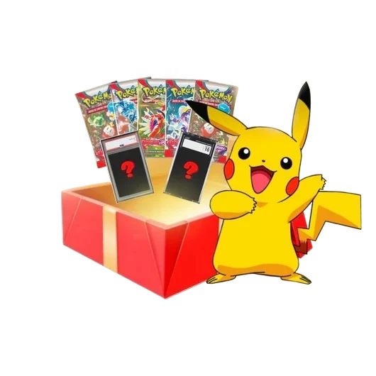 Caja Regalo Carta CGC 10 + 5 Sobres Pokémon TCG