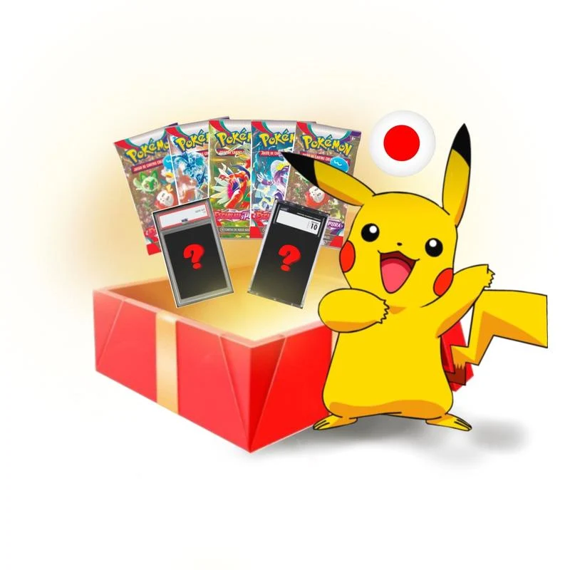 Caja Regalo Carta CGC 10 + 5 Sobres Pokémon TCG