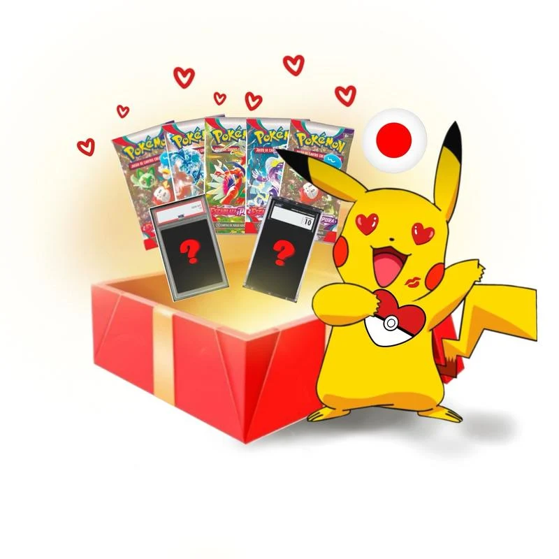 Caja Regalo Carta CGC 10 + 5 Sobres Pokémon TCG