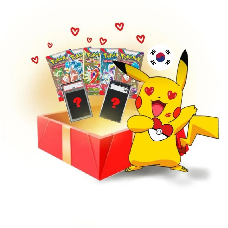 Caja Regalo Carta CGC 10 + 5 Sobres Pokémon TCG