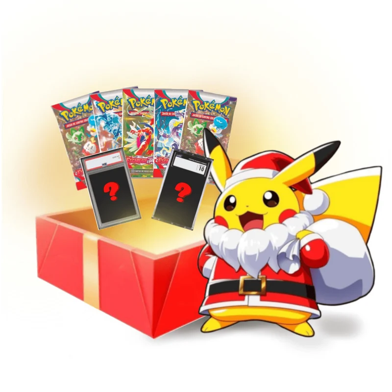 Caja Regalo Carta CGC 10 + 5 Sobres Pokémon TCG