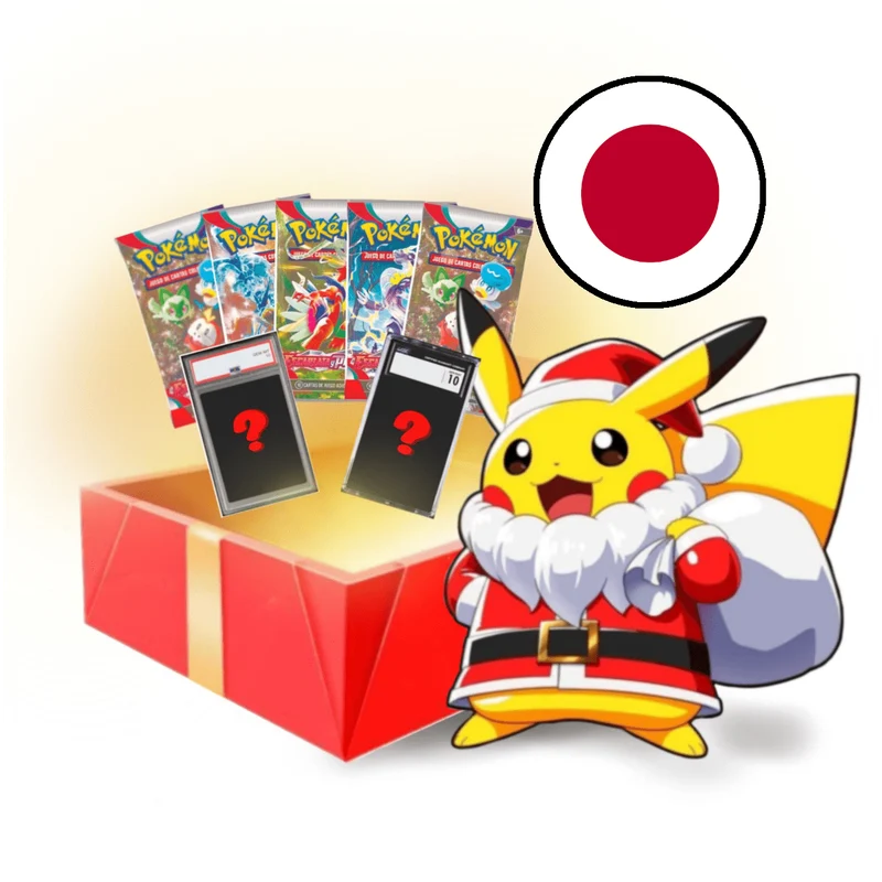 Caja Regalo Carta CGC 10 + 5 Sobres Pokémon TCG