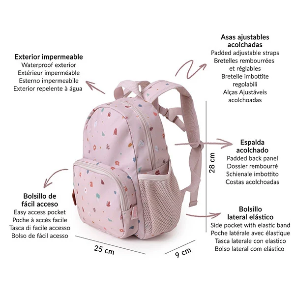 Mochila Infantil Geometric Nature Tutete