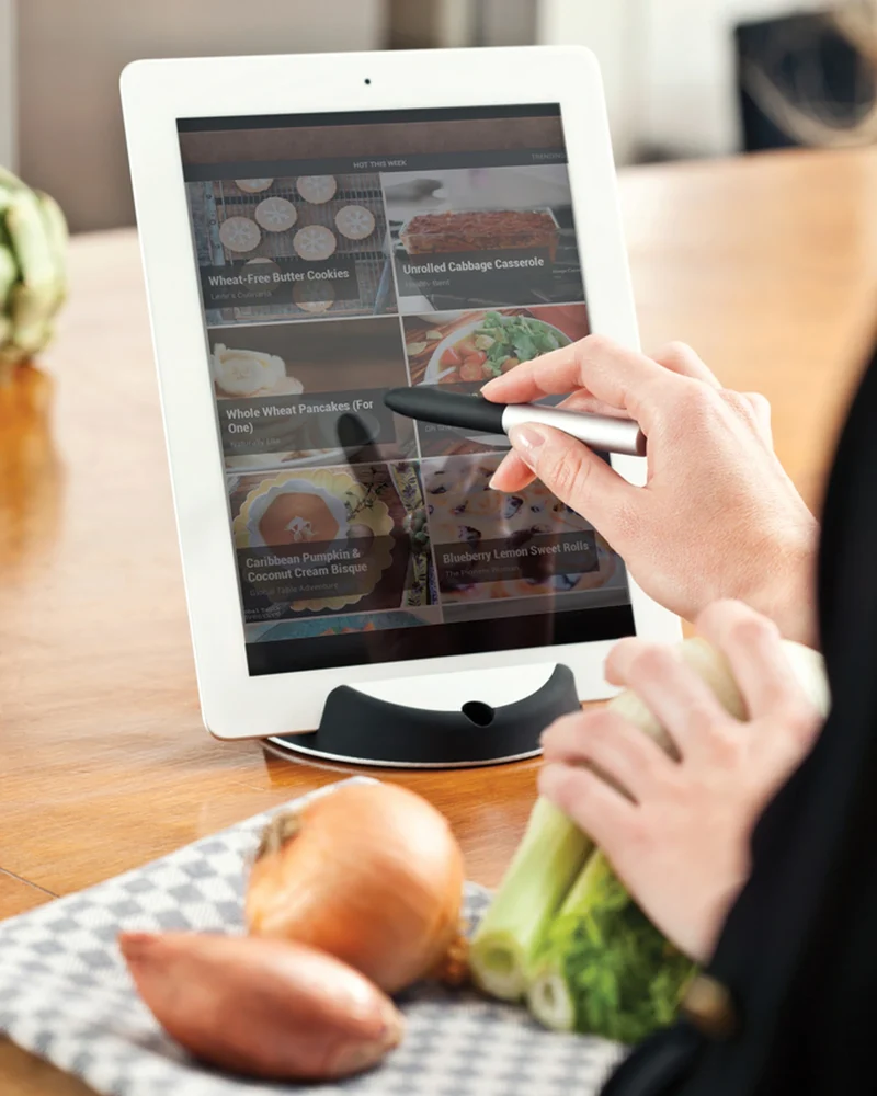 Soporte para tablet con lápiz Chef para personalizar