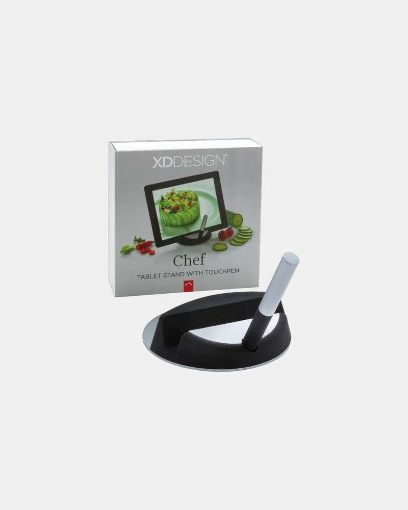 Soporte para tablet con lápiz Chef para personalizar