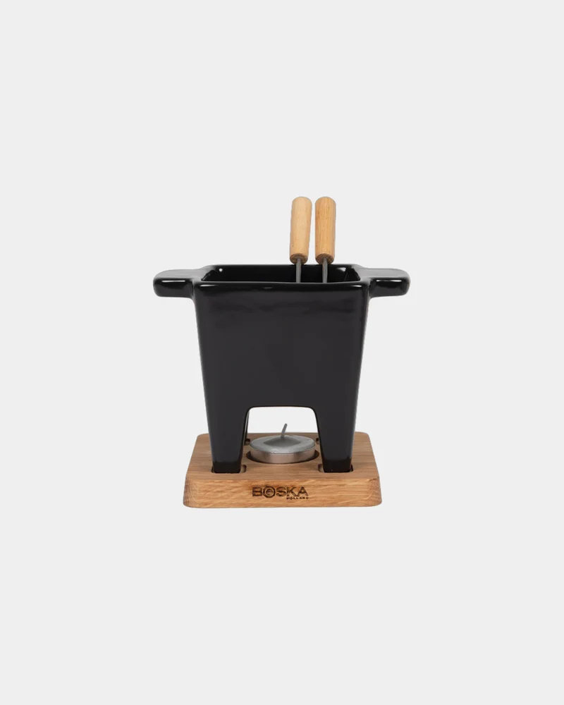Set fondue cerámica Boska Tapas Nero para personalizar