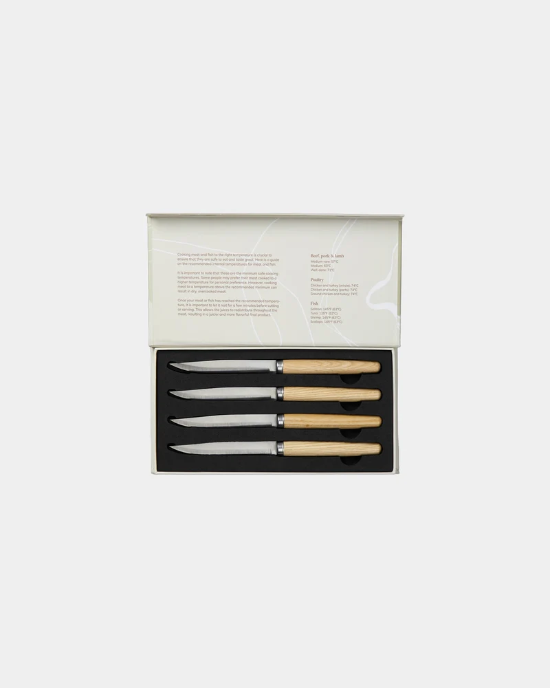 Set de cuchillos acero Vinga Retro para personalizar