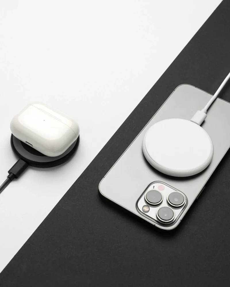Cargador inalámbrico 3 en 1 reciclado para personalizar