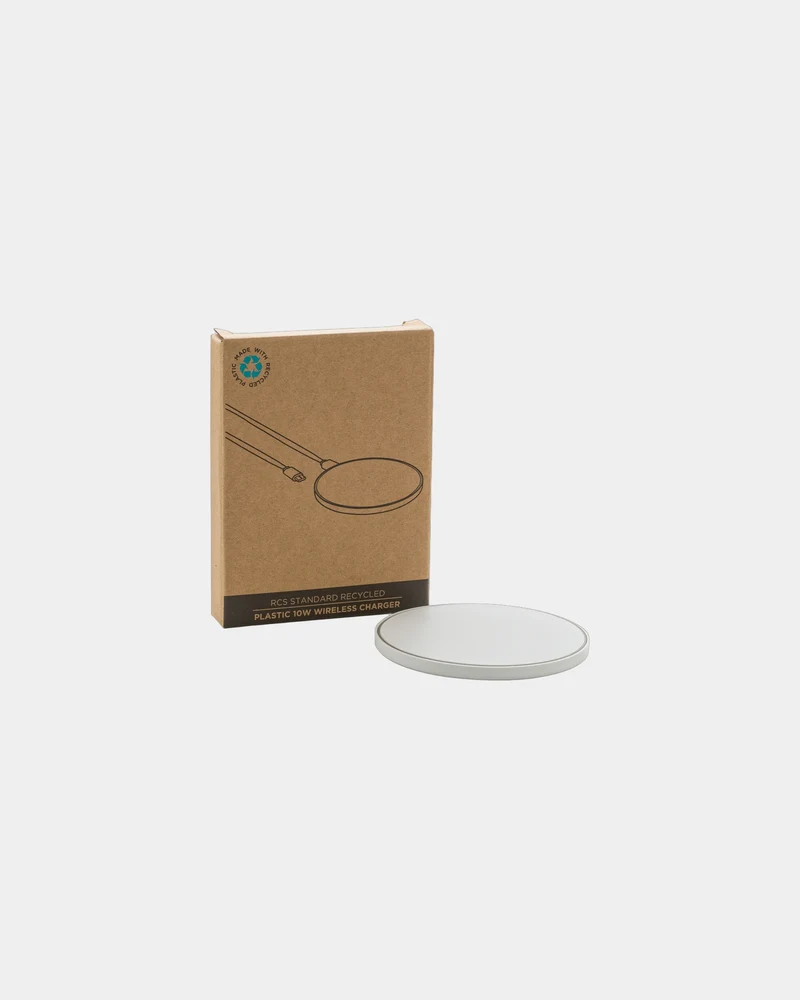 Cargador inalámbrico reciclado RCS 10W para personalizar