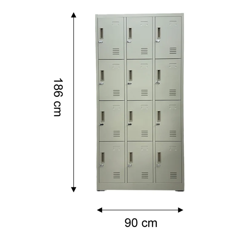 Tokoa Casillero Metálico con 12 Compartimientos (OM-9111)
