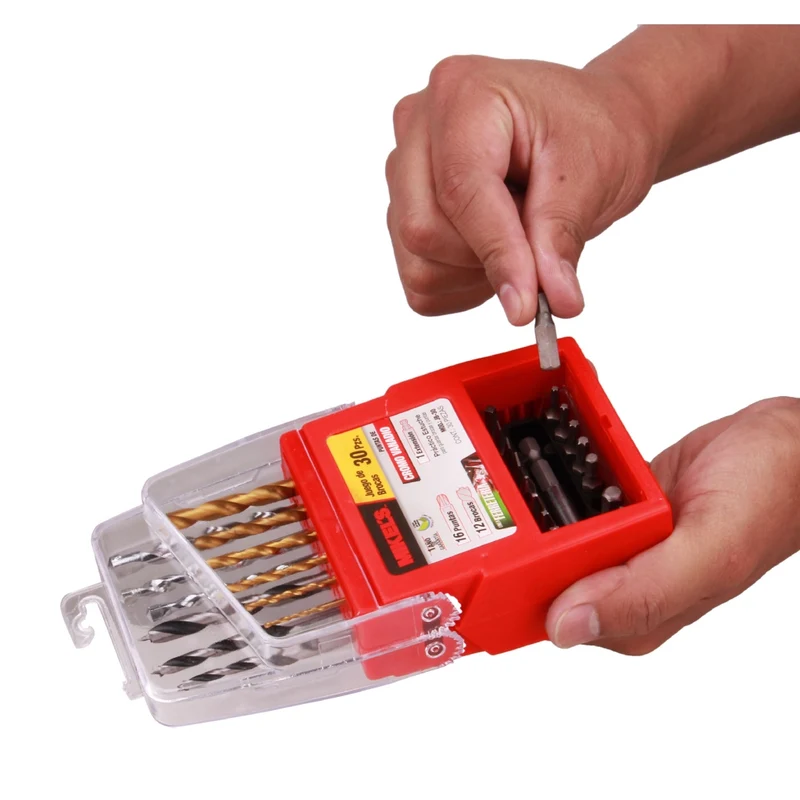 Mikels Kit de Brocas para Madera Metal y Concreto, 30 Piezas