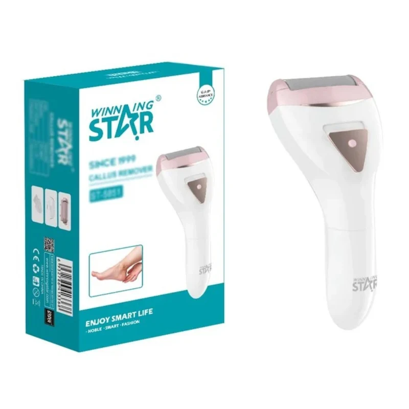 Winning Star Exfoliador Eléctrico Rotativo para Pies 2 Cabezales, St-5851