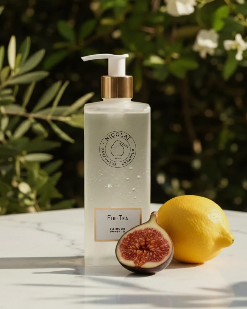 Gel de ducha Nicolaï higo y té 250ml para personalizar