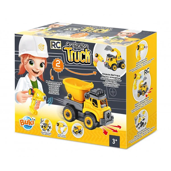 Buki Camión De Construcción Radio Control Remoto