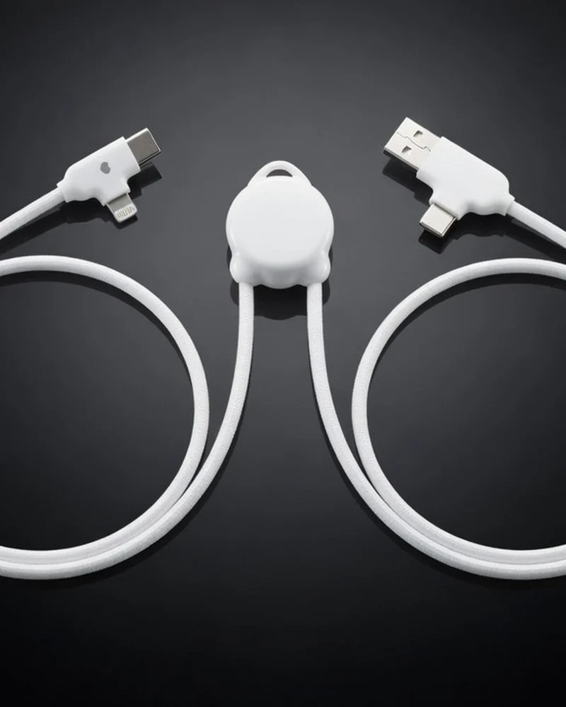 Cable de carga reciclado GRS Octolongi para personalizar