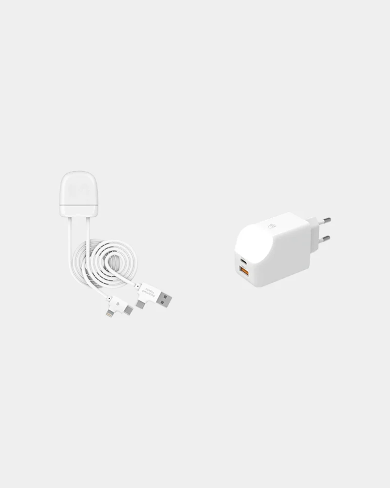 Pack cargador rápido 65W con tracker para personalizar